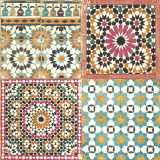 DUTCH WALLCOVERINGS Tapet model gresie marocana, multicolor GartenMobel Dekor, vidaXL
