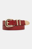 Answear Lab curea de piele culoarea bordo