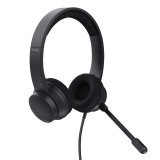 Casti Trust cu fir Ayda USB-ENC, noise cancelling, frecventa raspuns