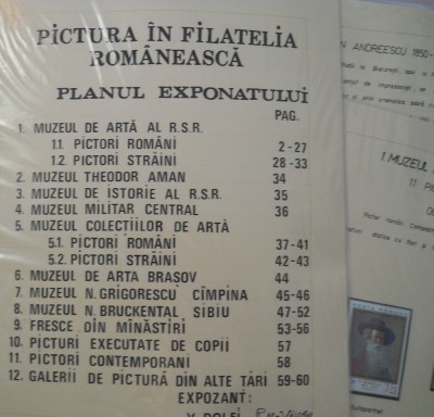 Exponate filatelice foto