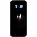 Husa silicon pentru Samsung S8 Plus, Mystery Man In Suit