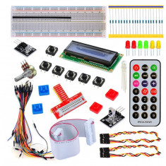 Kit de accesorii pentru placi de dezvoltare cu LED-uri, Display 1602 LCD, DS18B20 OKY1207