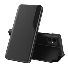 Husa iPhone 11 Eco Leather View flip tip carte, negru foto