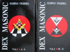 DEX Masonic (vol. I + II) - Olimpian Ungherea foto