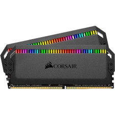 Memorie Corsair Dominator Platinum RGB Black 64GB (2x32GB) DDR4 3600MHz CL18 Dual Channel Kit foto
