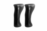 Set 2 mansoane biciclete KRIS Ergo 0103, PVC, 120mm, culoare negru Cod:A709