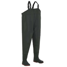 Pantaloni de v&acirc;nătoare cu cizme, verde, mărime 45