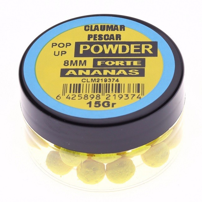 Pop-up Forte Powder Claumar Ananas 15GR 8mm