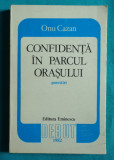 Onu Cazan &ndash; Confidenta in parcul orasului ( volum debut )