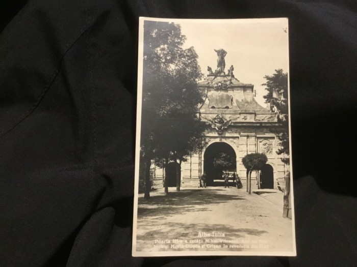 carte postala necirculata - Alba Iulia / Poarta III a cetatii Mihai Viteazul !