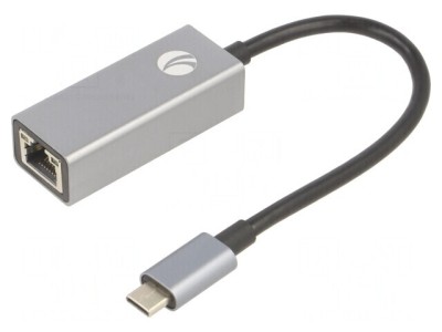 Adaptor USB-C la RJ45, 0.2m, Negru foto