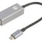 Adaptor USB-C la RJ45, 0.2m, Negru