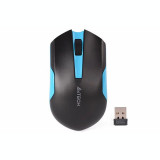 Mouse A4TECH V-TRACK G3-200N-1 negru + albastru WRLS 4TMYS46037