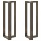 vidaXL Picioare de masă de bar &icirc;n formă de T, 2 buc., negru, 50x35x(110-111) cm, oțel