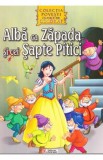 Alba ca Zapada si cei Sapte Pitici - Carte de citit si colorat