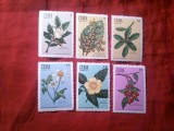 Serie CUBA 1970 - Flori , 6 valori