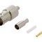 Conector BNC mamă drept 75&Omega;