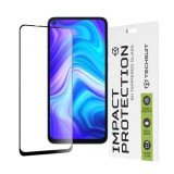 Folie pentru Xiaomi Redmi Note 9 / Redmi 10X 4G - Techsuit 111D Full Cover / Full Glue Glass - Black