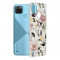Husa Realme C21Y Techsuit Marble, Chloe White