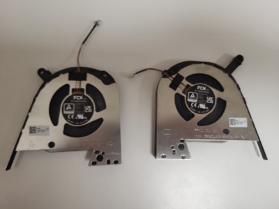 Set coolere Laptop, Asus, VivoBook Pro 15X OLED K6501ZM, 13NB0YD0T02011, 13NB0YD0T03011, DFSCL142P06593K FPCK, DFSCL42P16593K FPCL, 12V, 0.6A foto