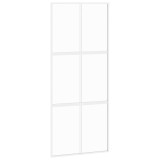 Cumpara ieftin Usa glisanta, alb, 90x205 cm, sticla securizata/aluminiu
