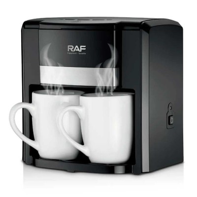Aparat de Cafea RAF 1000W cu 2 Cani ceramice si Lingura de masurare Incluse, 420ml foto