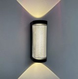 Aplica LED de Exterior AX155, 8W, Metal, Negru