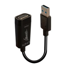 Adaptor Lindy USB 3.0 to VGA 1920x1200 negru LY-43172 foto
