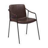 Cumpara ieftin Scaun piele artificiala Danform Boto Vintage Cocoa