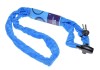 Antifurt Bicicleta Lant Otel 1400mm Albastru cu 2 Chei - Protectie Biciclete Durabila