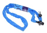 Antifurt Bicicleta Lant Otel 1400mm Albastru cu 2 Chei - Protectie Biciclete Durabila