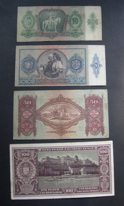 Lot 9 buc. DIFERITE Ungaria pengo 1930 - 1946