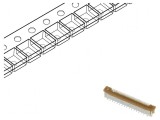 Conector FFC/FPC vertical ZIF SMT Slider 50V 500mA aurit, MOLEX