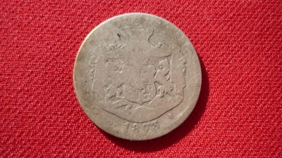 1 LEU 1873 ARGINT ***** foto