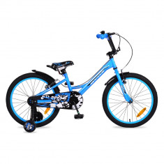 Bicicleta pentru baieti cu roti ajutatoare Byox Ferine 20 inch foto