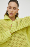 Cumpara ieftin Samsoe Samsoe pulover de lana femei, culoarea verde