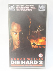 Caseta video VHS originala film - Die Hard 2 Die Harder foto