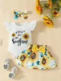 Set bebelusi &quot;Sunshine&quot; - body alb si fustita (Marime Disponibila: 9-12 luni
