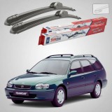 Cumpara ieftin Ștergătoare Toyota Corolla E11 Estate 1997-2001 | Set Față Flat &ndash; TeamCar&reg;