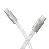 Cablu Date si Incarcare USB-C - USB-C HOCO X125, 60W, 1m, Alb
