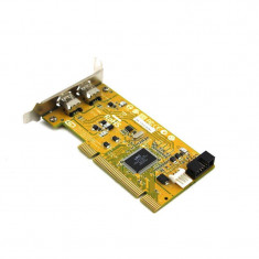 Adaptor Refurbished PCIe la 2 x FireWire IEEE 1394, HP 515182-001, Low Profile foto