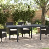 Mese Extensibile vidaXL 2 pcs Gri &Icirc;nchis 210x90x73 cm Oțel