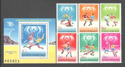 Romania.1978 C.M. de fotbal ARGENTINA ZR.598 foto