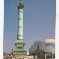 FA18-Carte Postala- FRANTA - Paris, Place de la Bastille, necirculata
