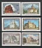 Belarus 1994 Mi 74/75, 1995 Mi 105/06, 1996 Mi 194/95 MNH - Biserici (I+II+III), Nestampilat
