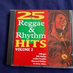 various - 25 Reggae &amp; Rhythm Hits, vol.2 _ cd _ K-BOX, Europa, 1991