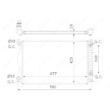 Radiator racire motor Nrf 58234