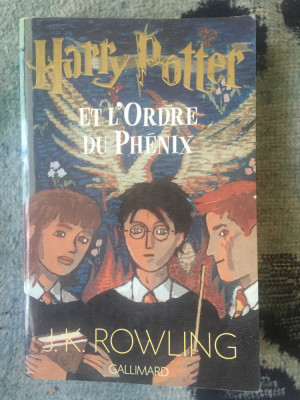 n3 Harry Potter et L ordre du Phenix (text in franceza) foto