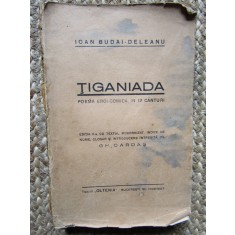 TIGANIADA -IOAN BUDAI DELEANU - 1928