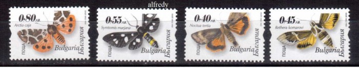 BULGARIA 2004, Fauna, Fluturi, serie neuzata, MNH